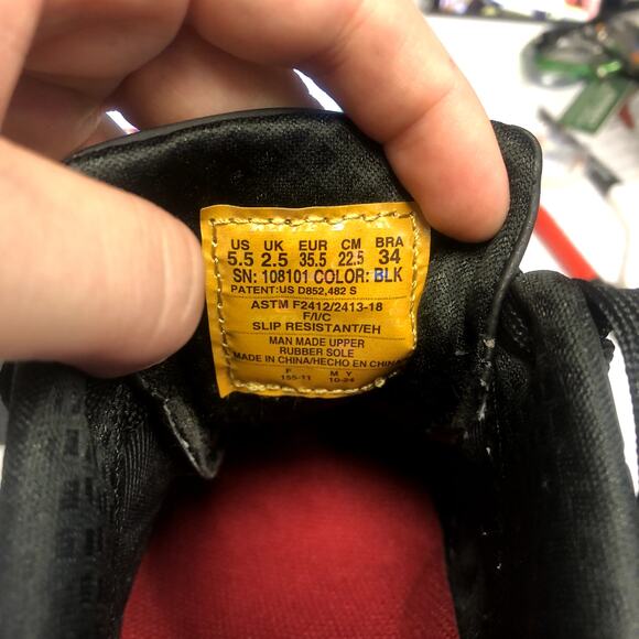 Skechers Work Womens Uno Deloney Shoes US 5.5 Black Comp Toe NMT SR EH NIB - Picture 10 of 10